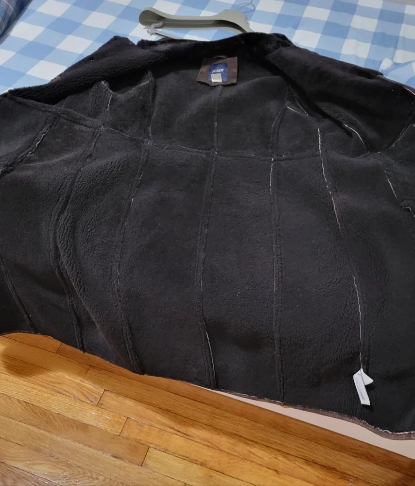 J Crew Vintage Sherling Coat - Picture 4 of 7